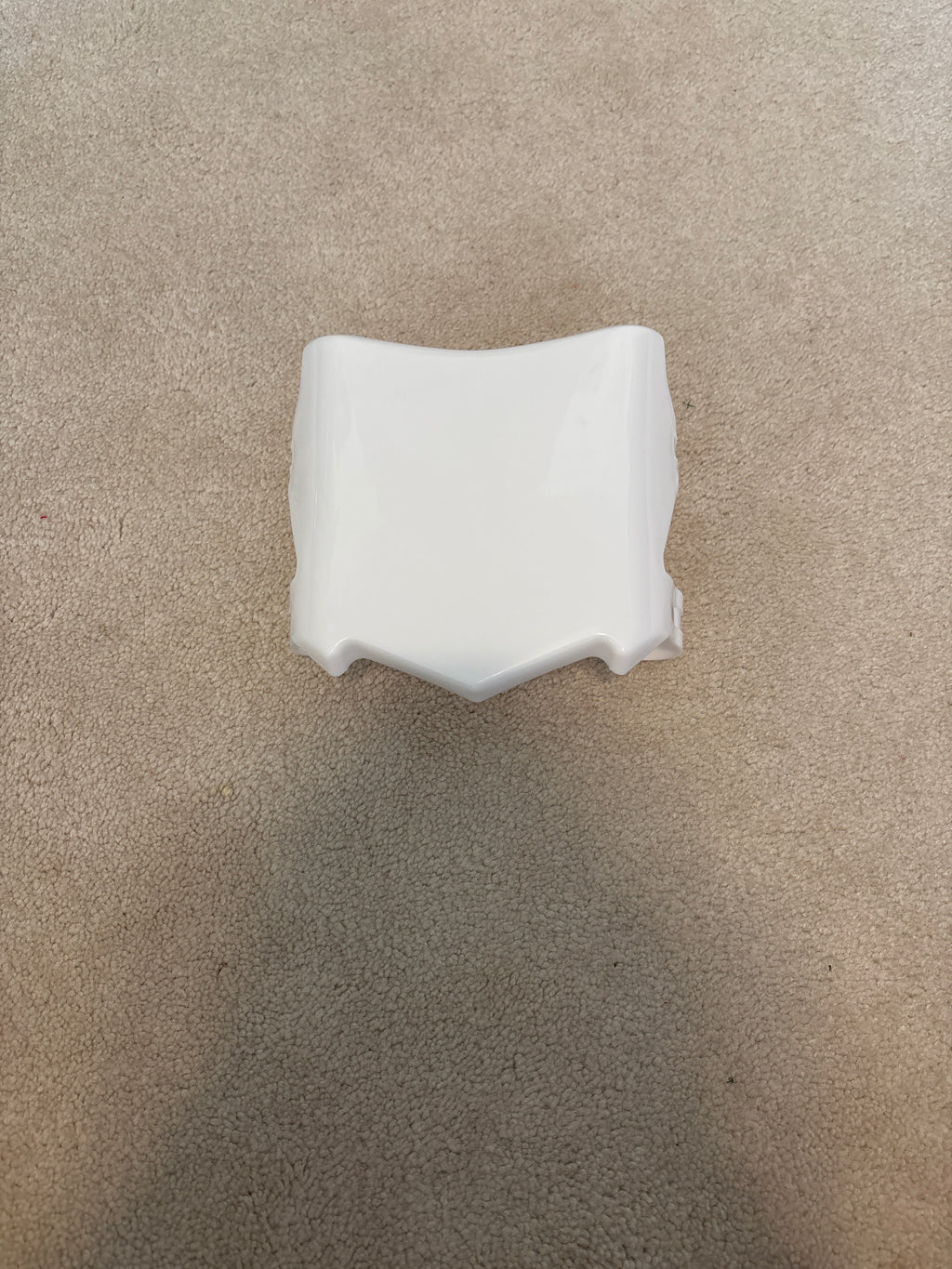 Glossy white motocutz plate ( pre order)
