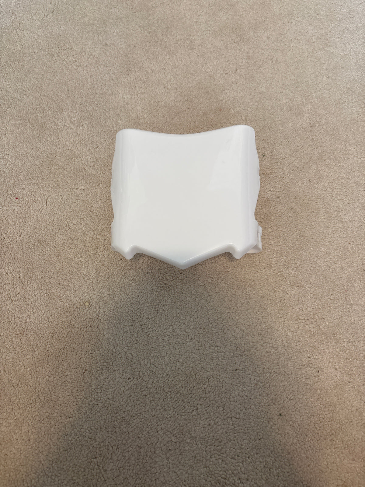 Glossy white motocutz plate ( pre order)