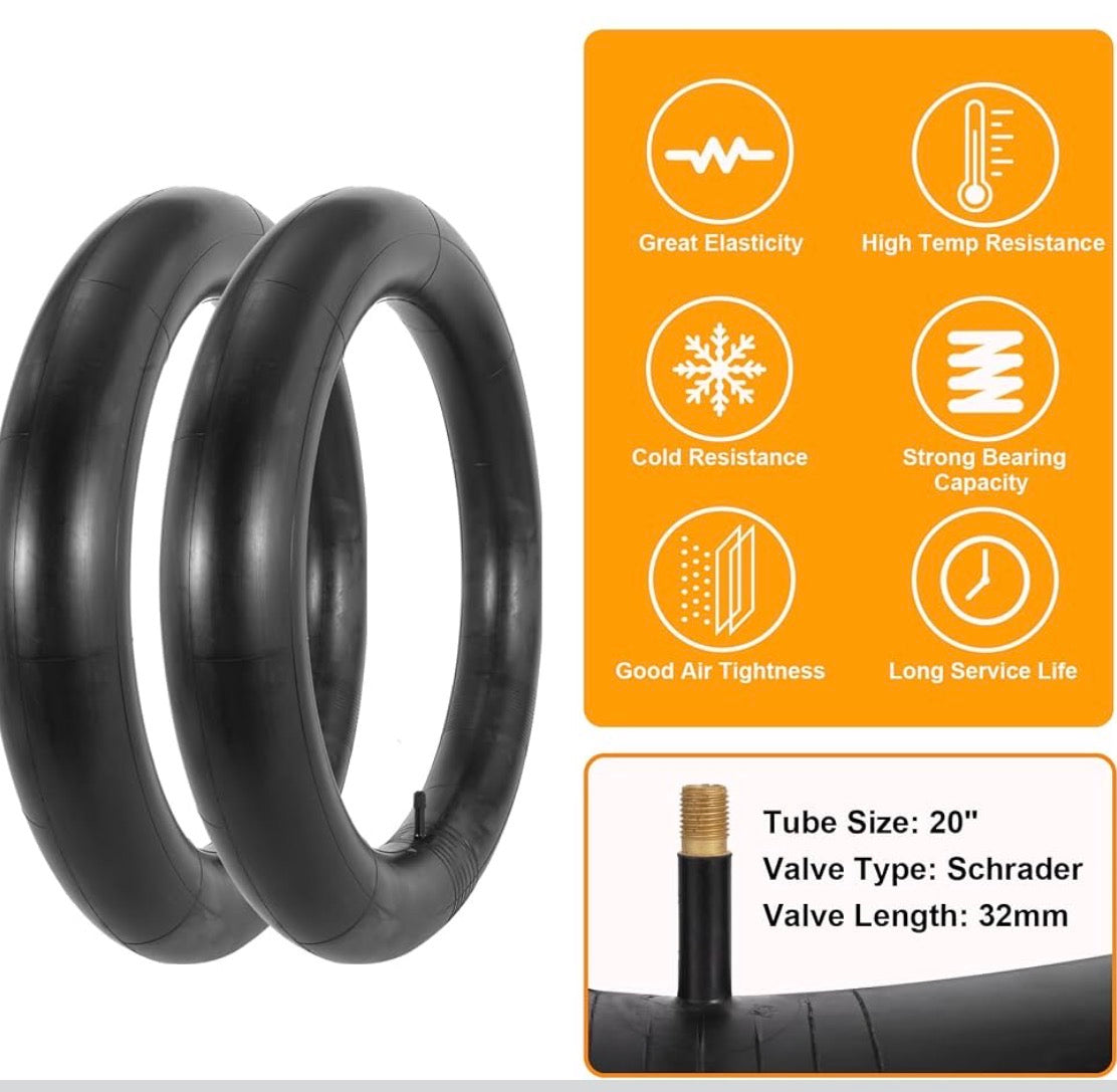 20x4.5 in tires (comes in 2 with tube)