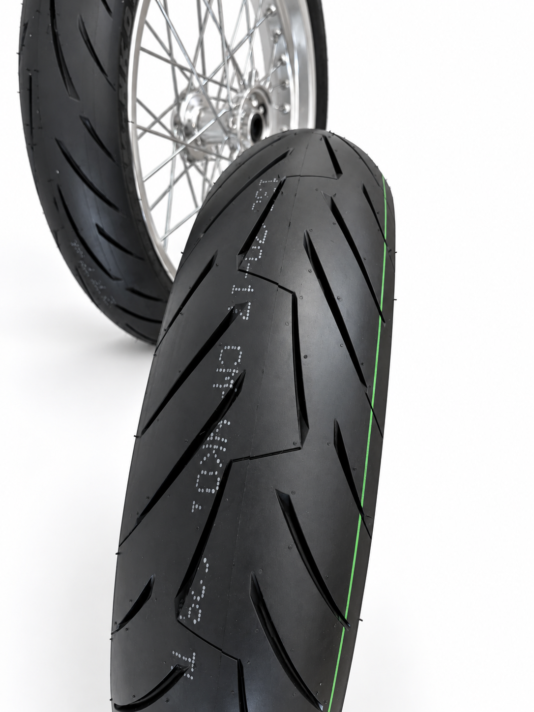 Surron Ultra Bee | Chrome Supermoto Wheel Kit | 17-Inch — 3-Week Preorder
